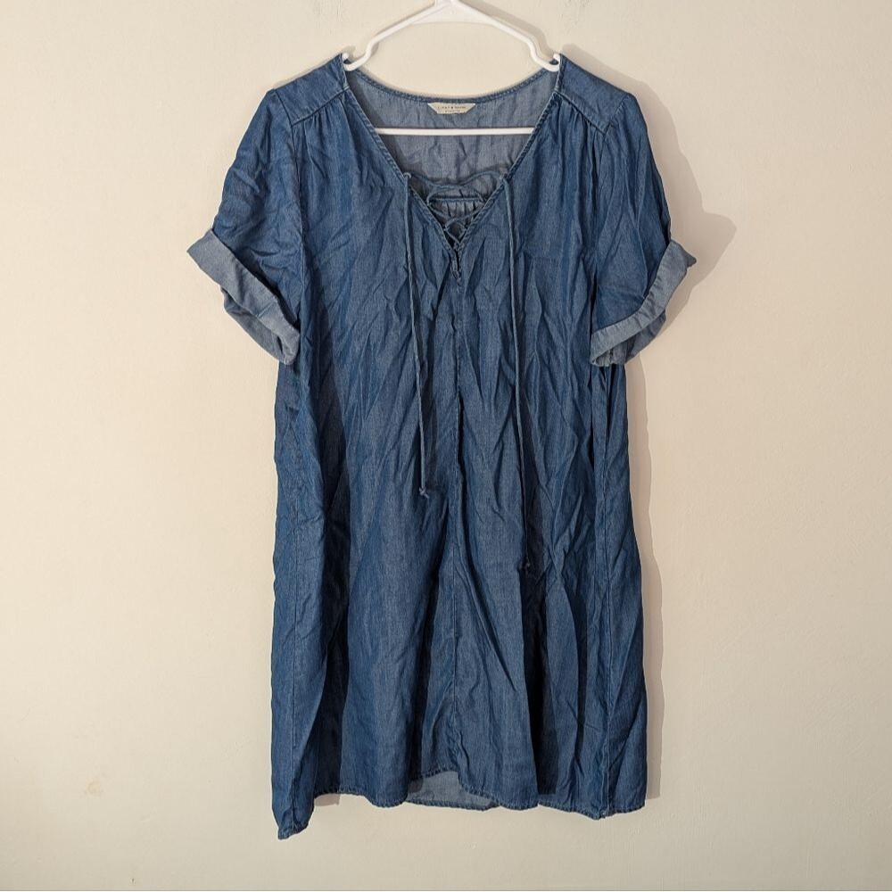 Lucky Brand Blue Mini Dress